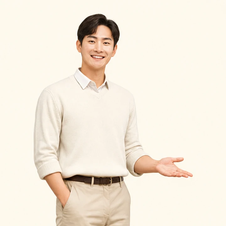 신용불량 모닝 장기렌트카 상담 신청을 안내하는 담당자